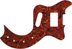 WD CUSTOM PICKGUARD FOR GIBSON MARAUDER DELUXE #05W TORTOISE SHELL/WHITE