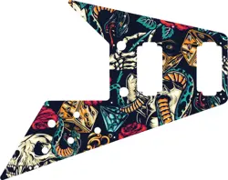 WD CUSTOM PICKGUARD FOR GIBSON 2020 ORIGINAL COLLECTION 70S FLYING V #GT03 VI...