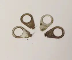 MONTREUX GUITAR AGED KNOB POINTER WASHERS (4) NICKEL FOR GIBSON -  05A-210