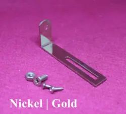 HOSCO PICKGUARD BRACKET FOR GIBSON LES PAUL - NICKEL OR GOLD
