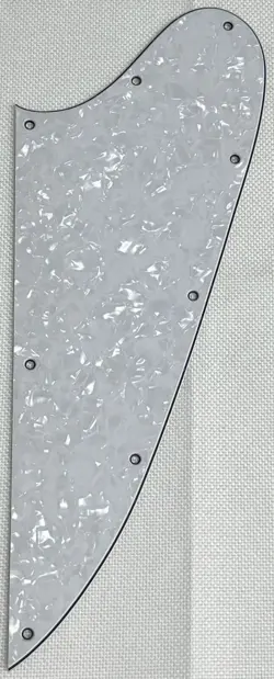 WHITE PEARL 4-PLY FOR GIBSON FIREBIRD BLANK STYLE SCRATCH PLATE GUITAR PICKGUARD