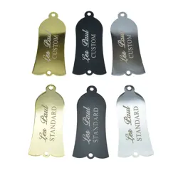 2 HOLE METAL GUITAR TRUSS ROD COVER CUSTOM OR STANDARD PRINT FITS GIBSON LP/SG