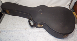 VINTAGE ESS & ESS NY ACOUSTIC GUITAR HARD SHELL CASE BLUE INSIDE GIBSON GRETSCH