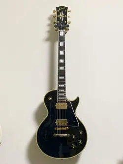 GIBSON CUSTOM SHOP 1968 LES PAUL CUSTOM EBONY ELECTRIC GUITAR