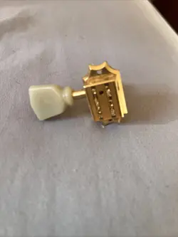 GIBSON DELUXE GOLD TUNER, TUNING MACHINE, TREBLE SIDE LUTHIER PARTS