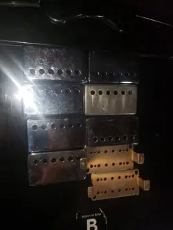 GIBSON HUMBUCKING PICK UP  COVER NICKEL
