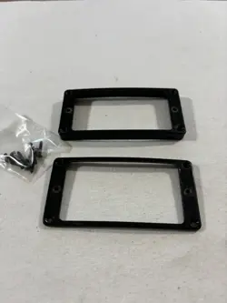 2016 GIBSON LES PAUL STUDIO M69 HUMBUCKER PICKUP RINGS BLACK W/ HW