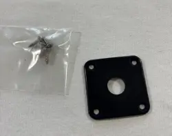 2016 GIBSON LES PAUL STUDIO OUTPUT JACK PLATE BLACK W/ HW