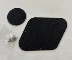 2016 GIBSON LES PAUL STUDIO CAVITY COVER PLATES BLACK TEXTURED W/ HW