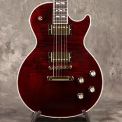 GIBSON USA/LES PAULSUPREME WINE RED ELECTRIC GUITAR WITH HARD CASE