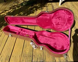 NEW EPIPHONE INSPIRED BY GIBSON CUSTOM BROWN AND PINK LES PAUL CASE