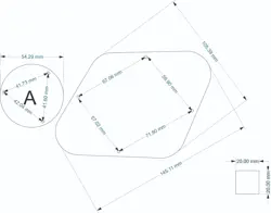 SET-OF-3 ENGRAVED ALUMINUM
