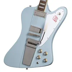 EPIPHONE INSPIRED BY GIBSON CUSTOM 1963 FIREBIRD V MAESTRO VIBROLA FROST BLUE WE
