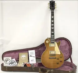 GIBSON '59 LES PAUL 60TH ANNIVERSARY ULTRA HEAVY AGED ELECTRIC GUITAR W/CASE