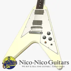 GIBSON CUSTOM SHOP 2009 HISTORIC COLLECTION 1967 FLYING V VOS STOP WHITE