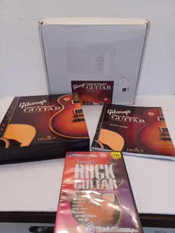 GIBSON'S LEARN & MASTER GUITAR STEVE KRENZ 22 DVDS & 5 CD SET  W/BOOK COMPLETE