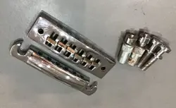 1970S GIBSON SG  WIDE TRAVEL BRIDGE STEEL TAILPIECE SET