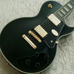 EPIPHONE INSPIRED BY GIBSON LES PAUL CUSTOM -EBONY- 3.83KG FREE SHIPPING