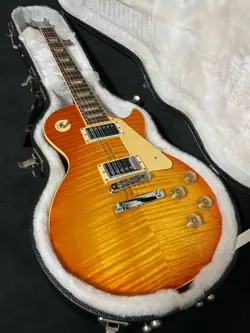 GIBSON LES PAUL TRADITIONAL PLUS LB 2010 FLAME MAPLE TOP MAHOGANY NECK USED