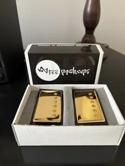 WIZZ PAF CLONE HUMBUCKER PICKUPS - 1958, 1959 FOR GIBSON LES PAUL GOLD