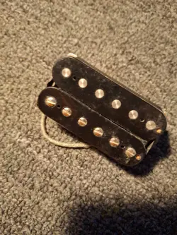 VINTAGE CIRCA 1980'S GIBSON USA HUMBUCKER ELECTRIC GUITAR PICKUP BLACK