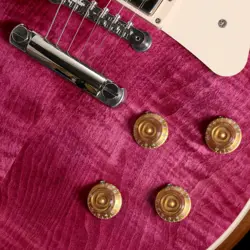 GIBSON LES PAUL STANDARD 50S FIGURED TOP TRANSLUCENT FUCHSIA 2ND OUTLET 4.25KG S