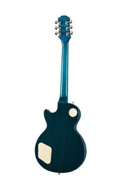EPIPHONE INSPIRED BY GIBSON LES PAUL STANDARD 60S QUILT TOP TRANSLUCENT BLUE EXC