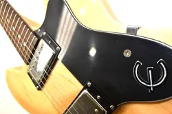 GIBSON EPIPHONE 2K DOT NATURAL FINISH CHROME PICKUPS IN GREAT CONDITION SEE PICS
