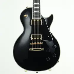 EPIPHONE INSPIRED BY GIBSON CUSTOM LES PAUL EBONY USED ELECTRIC GUITAR  2024