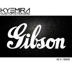 GIBSON CLASSIC 40MM VINYL DECAL/STICKER CHOOSE YOUR COLOUR KCS