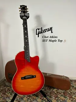 RARE!! USED GIBSON ELECTRIC ACOUSTIC GUITAR CHET ATKINS SST MAPLE TOP [GJ0088EA]