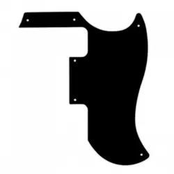 PICKGUARD BLACK 3PLY FOR GIBSON SG SPECIAL 2010-2012 '60S TRIBUTE