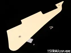 USA GIBSON LES PAUL STUDIO MODEL PICKGUARD + BRACKET CREAM 1 PLY VINTAGE