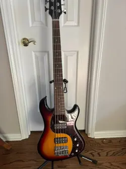 2013 GIBSON EB-5 BASS 5 STRING BASS TOBACCO SUNBURST