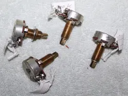 GIBSON 1991 LES PAUL STANDARD POTENTIOMETERS LOT OF 4