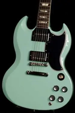 GIBSON CUSTOM SHOP 1961 SG STANDARD FAT NECK STOP BAR GLOSS KERRY GREEN S N:2026