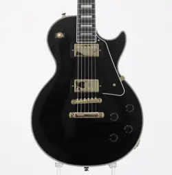 EPIPHONE / INSPIRED BY GIBSON LES PAUL CUSTOM EBONY ELECTRIC GUITAR