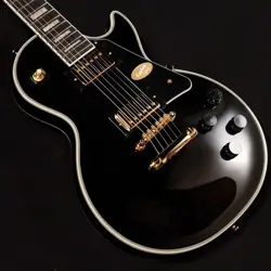 EPIPHONE / INSPIRED BY GIBSON LES PAUL CUSTOM EBONY ELECTRIC GUITAR