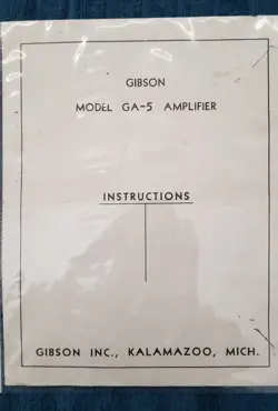 AMPLIFIER W/ORIGINAL