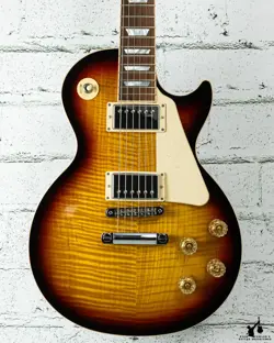 2016 GIBSON LES PAUL STANDARD HP FIRE SUNBURST W/OHSC