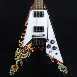 EPIPHONE INSPIRED BY GIBSON JIMI HENDRIX LOVE DROPS FLYING V ELECTRIC GUITAR F/S