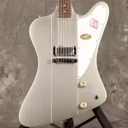 EPIPHONE / INSPIRED BY GIBSON CUSTOM 1963 FIREBIRD I SILVER MIST ELECTRIC GUITAR