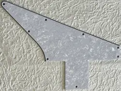 NEW GREAT-FOR FIT GIBSON 76 EXPLORER RE-ISSUE BLANK GUITAR PICKGUARD WHITE PEARL
