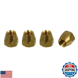ALLPARTS BRASS TRUSS ROD NUTS FOR GIBSON, 4 PACK