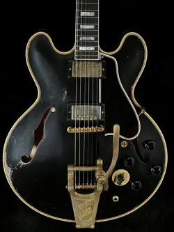 GIBSON CUSTOM SHOP MURPHY LAB 1959 ES-355 REISSUE BIGSBY EBONY ULTRA HEAVY AGED 