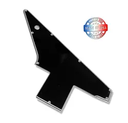 WIDE BEVEL 5 PLY BLACK/WHITE PICKGUARD FOR GIBSON EXPLORER OPTION 3 MADE IN 🇺🇸