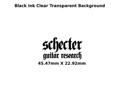 SCHECTER GUITAR DECAL HEAD STOCKS RESTORATION WATER SLIDE LOGO 319B