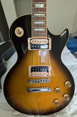 2009 GIBSON LES PAUL TRADITIONAL PRO TOBACCO SUNBURST ELECTRIC GUITAR
