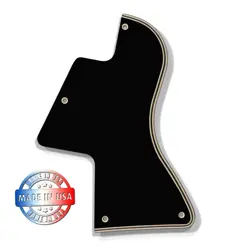 5 PLY BLACK/CREAM WIDE BEVEL PICKGUARD FOR GIBSON LES PAUL SPECIAL MADE IN USA!