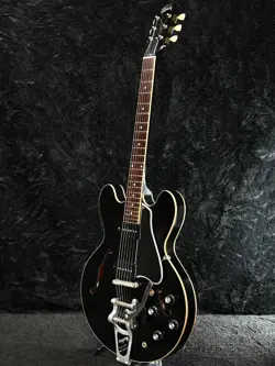 GIBSON SPRINGCUSTOM KAZUYOSHI SAITO KS-330 EBONY VOS W/BIGSBY USED 0 INTEREST RA
